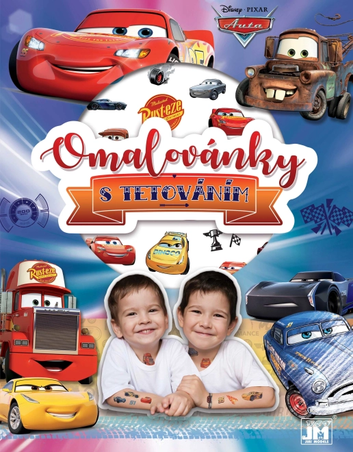 Malebog med tatoveringer CARS – Biler