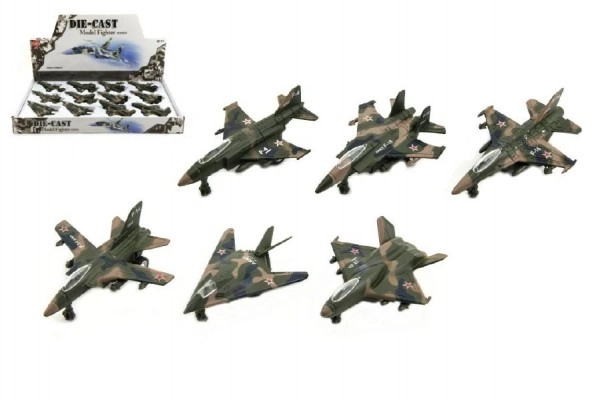Fly/jagerfly militær metal/plast 9cm