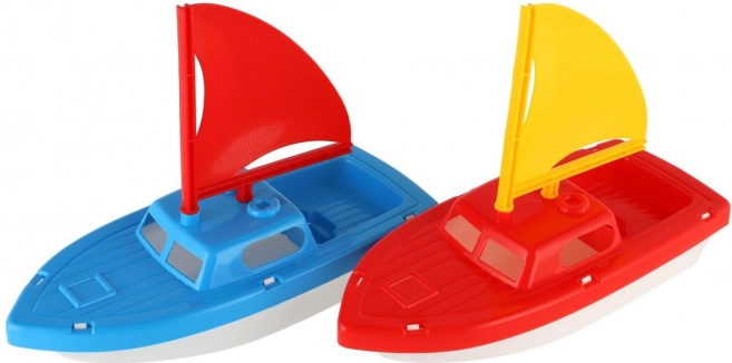 plastsejlbåd til vand for børn 12 × 21 cm, 2 farver