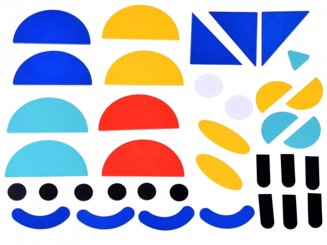 Træ Tangram Montessori Puslespil