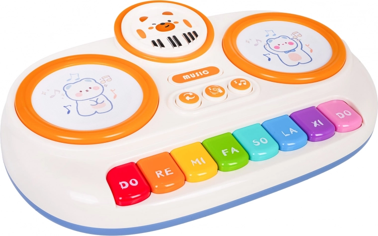 Farvede tangenter til de første melodier