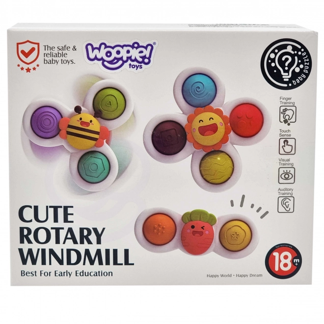 Børnelegetøj WOOPIE 3i1 Spinner