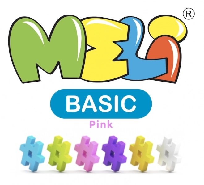 Byggesæt Meli Basic Pink - 300 dele