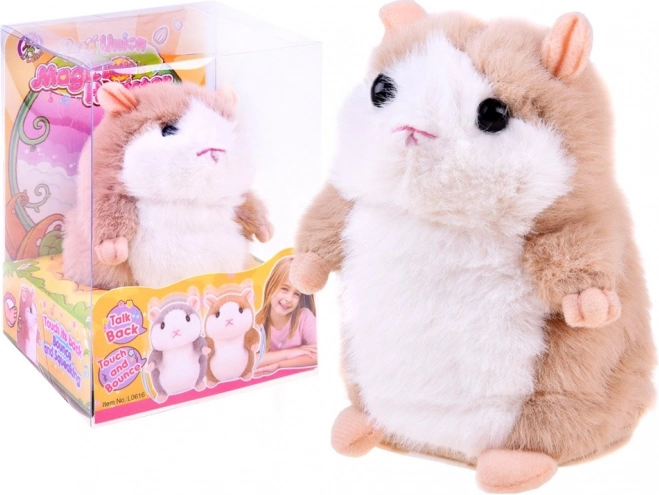 Talende interaktiv plyshamster – Hamster