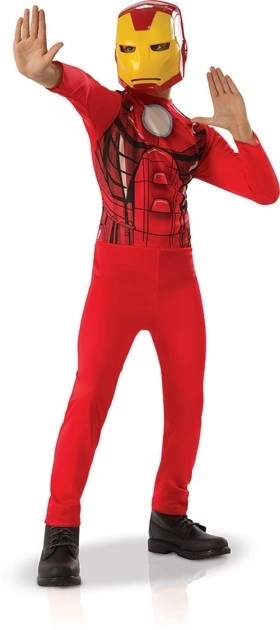 IronMan kostume OPP, 7-8 år