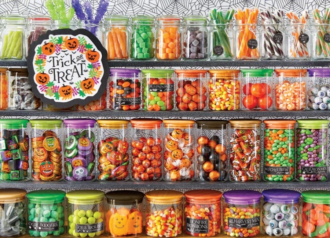 Puslespil Halloween: Trick or Treat 1000 brikker fra COBBLE HILL