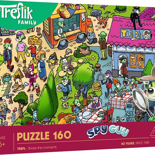 Puzzle Treflíci: Spy Guy 160 brikker