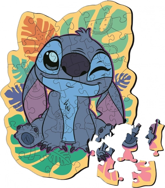 Træpuslespil med 50 brikker Lilo & Stitch