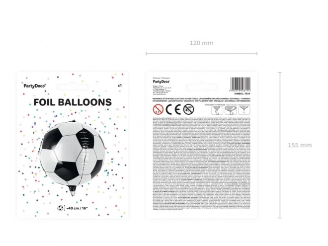 Foliebold Fodbold 40 cm