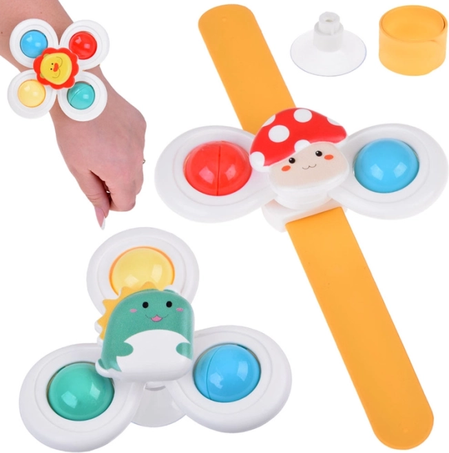 Farverig fidget spinner til børn