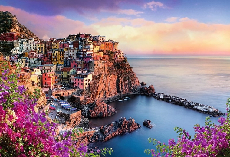 Betagende motiv af Manarola