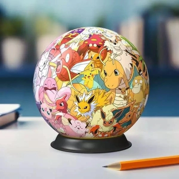 3D puslespil kugle PokéMon