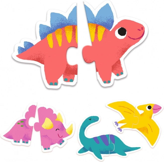 Puslespil Duo Dinosaurer