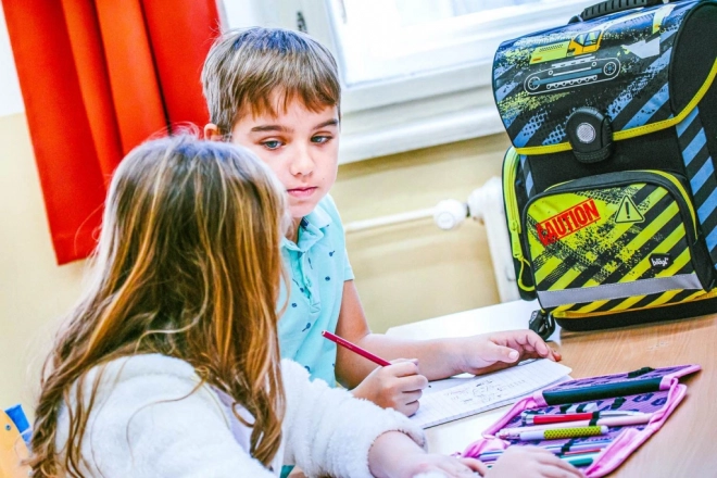 BAAGL Skole rygsæk Gravemaskine