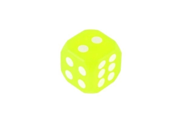 Lysende silikonekube 3 cm - 1 stk