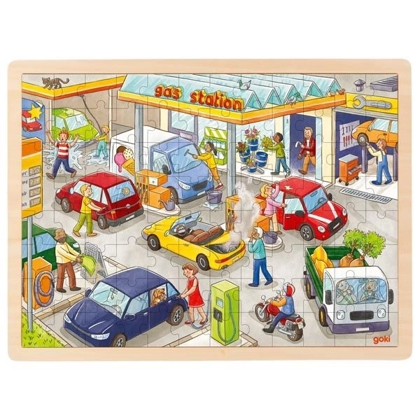 Puzzle Tankstation, 96 stykker