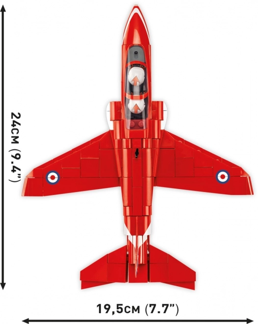 Byggesæt BAe Hawk T1 Røde Pile 389 dele