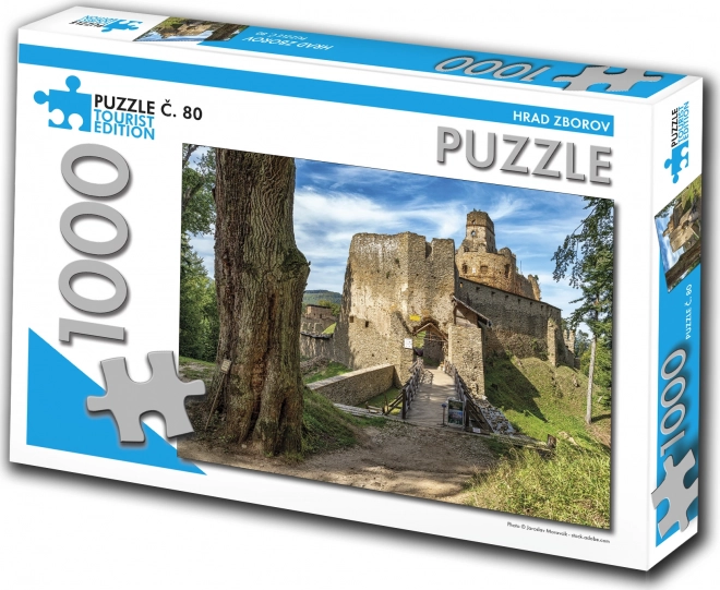 Turistudgave puslespil Hrad Zborov 1000 brikker