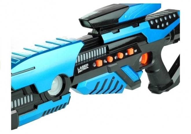 Kosmisk pistol med LED-lys og lyd