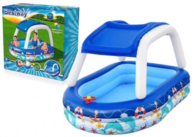 Bestway pool med tag og rat