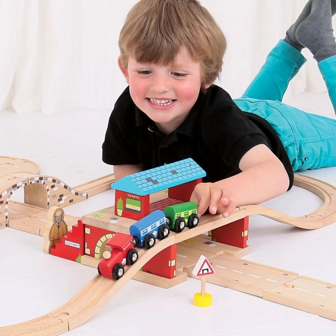 Bigjigs Rail Station over vejen