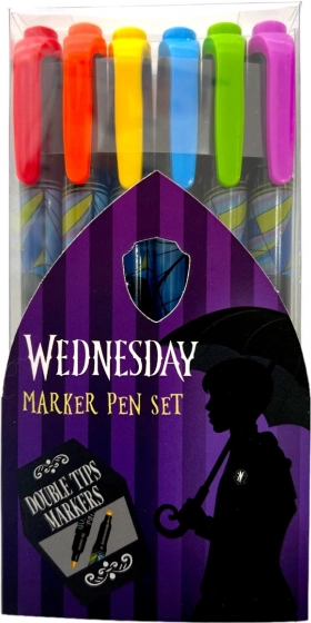 Sæt overstregningstuscher Wednesday – 5 farver