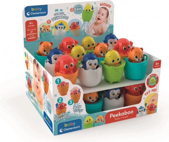 Baby Clementoni Peekaboo vandvenner – kighuls-and