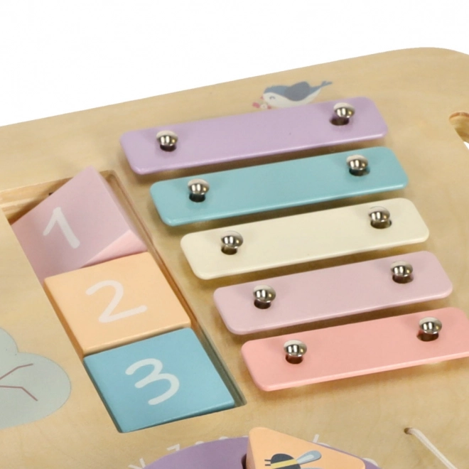 Interaktivt montessori bord Lulilo rosa