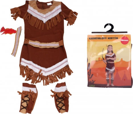 Karnevalkostume Indianerpige til børn