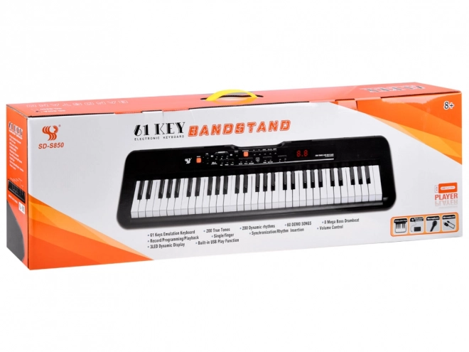 Store multifunktionelle tastaturer med 61 taster