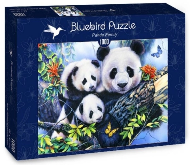Puslespil Pandafamilien 1000 brikker