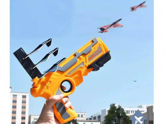 Stor pistol med flyskyder – Orange