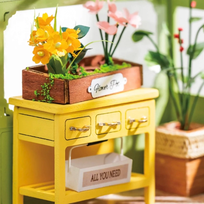 Forårsblomster - DIY Miniaturedukkehus