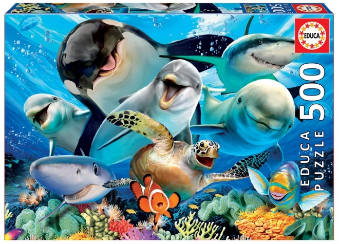 Educa Puslespil Underwater Selfie 500 Brikker