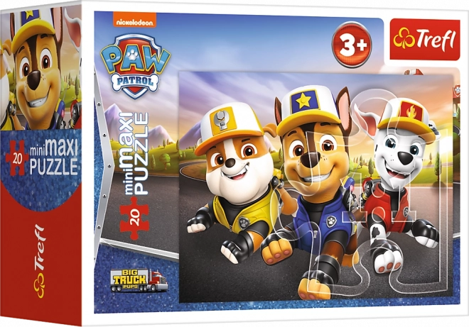 Puzzle Paw Patrol miniMAXI 20 brikker