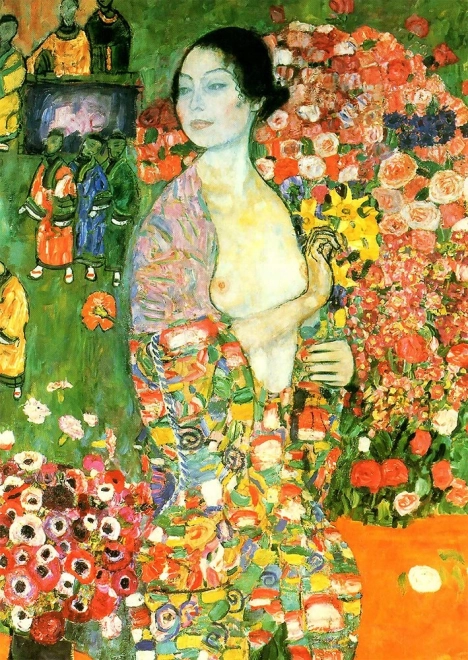 Nyd puslespillet Gustav Klimt: Danserinde 1000 brikker
