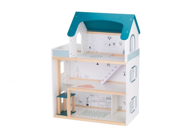 2Kids Toys Dukkehus Barbora med tilbehør