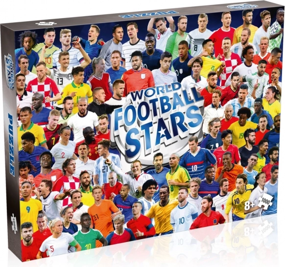 Puslespil 1000 brikker World Football Stars