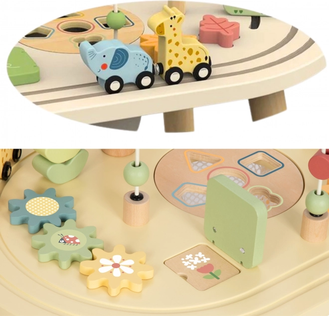 Træ Aktivitetsbord Safari TOOKY TOY