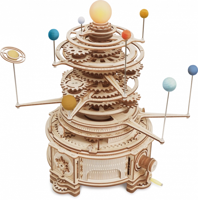 RoboTime 3D træmekanisk puslespil Planetarium
