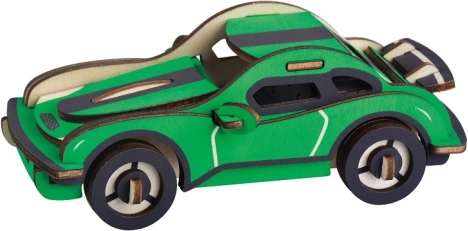 Træ 3D-puslespil Hurricane racerbilen
