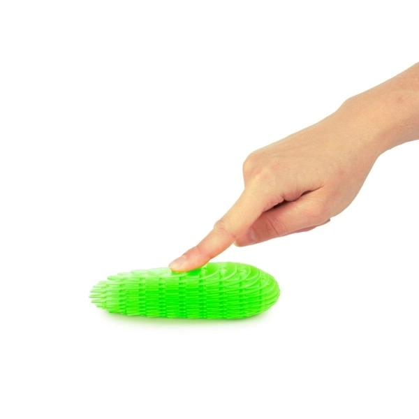 Fidget orm skiftende form antistress plastik 13cm 6 farver på kort