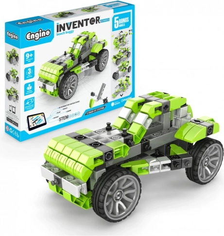 engino inventor buggy – byggesæt med 5 modeller