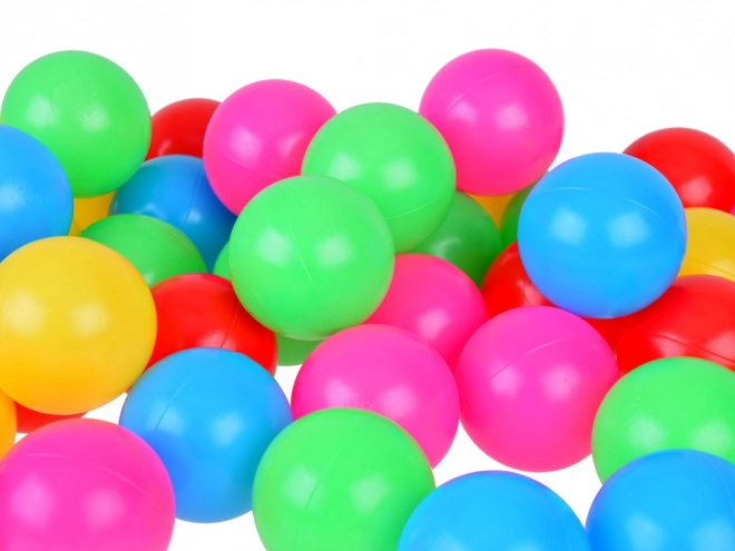 Farverige kuglelegedimmere 6cm 50 stk kugler i blød plast ZA5411
