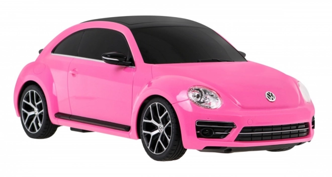 Fjernbetjent bil R/C Volkswagen Beetle Rastar 1:14 lyserød
