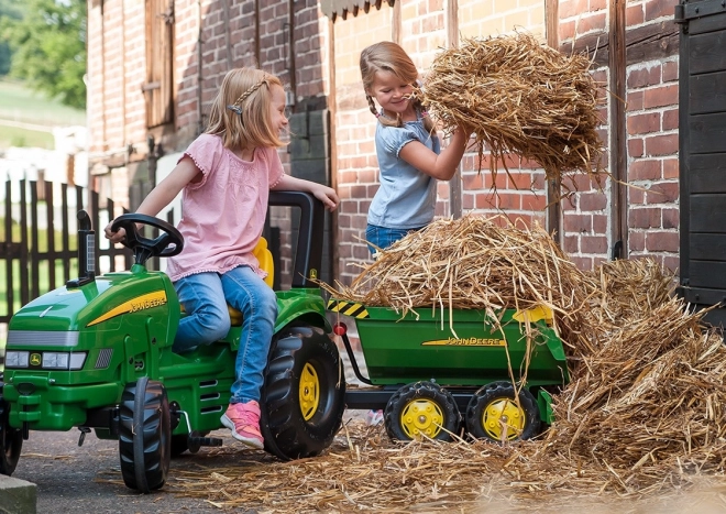 Rolly Toys trailer med tippende lad John Deere