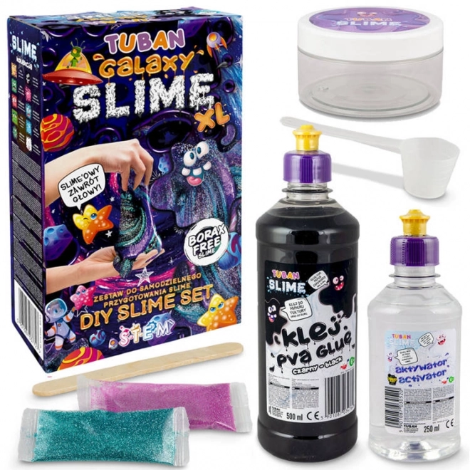 Stor Sæt Slime DIY Galakse XL