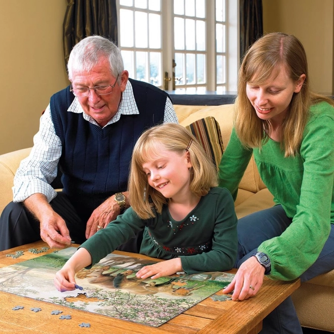 COBBLE HILL Familie puslespil Hestefamilien 350 brikker