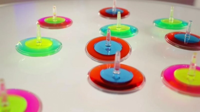 Magisk spinner med lavaeffekt