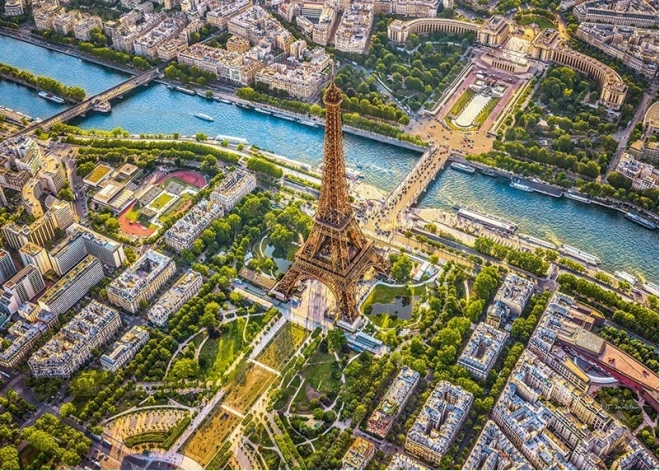 Puslespil Eiffeltårnet i Paris 1000 brikker fra Good Times
